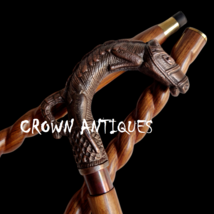 Vintage Horse Handle Wooden Walking Stick Designer Horse Head Victorian Cane - £39.31 GBP