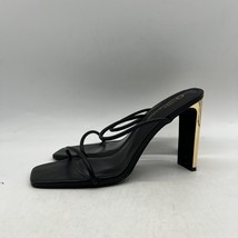 Olivia Jaymes Brees Womens Black Open Toe Ankle Strappy Heels Size 10 - £23.25 GBP
