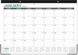 2024 Desk Calendar - Desk Calendar 2024, 17&quot;X12&quot; Desktop Calendar, Jan. 2024 - D - £7.50 GBP