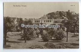 tp9112 - Devon - The Pavilion, Gardens and Fountain, at Torquay - postcard - £1.99 GBP