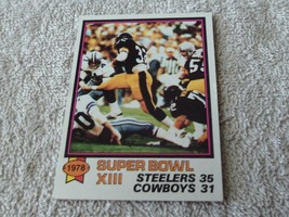 1979 Topps # 168 Superbowl Xiii Franco Nm / Mint Or Better !! - £19.74 GBP