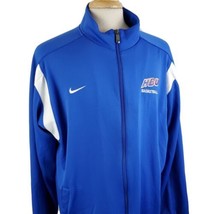 Nike Houston Baptist University Huskies Basketball Blue Zip Warm Up Jack... - $41.99