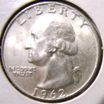 1962-D Washington Silver Quarter - Uncirculated - £9.89 GBP