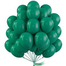 Forest Green Balloons, 50 Pcs 12 Inch Boho Green Balloons, Dark Green Balloons F - £11.38 GBP