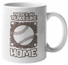 There&#39;s No Place Like Home. Cute Coffee &amp; Tea Mug For Softball Or Baseba... - £14.79 GBP+