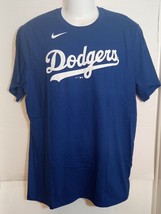 Los Angeles Dodgers Nike Tee Blue T-Shirt Large - $16.83