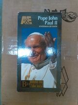 A&amp;E Biography Pope John Paul II Statesman Of Faith VHS Tape Rare OOP - $4.90