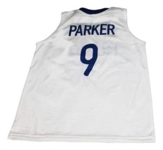 Tony Parker #9 Team France Basketball Jersey Sewn White Any Size image 2