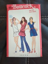 Butterick Sewing Pattern 5722 Misses&#39; One Piece Dress And Pants Size 10 UC FF - £11.38 GBP