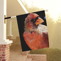 Cardinal Decorative House Flag Cardinal Bird Size 24.5&#39;&#39; × 32&#39;&#39; - £32.01 GBP