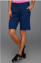 NWT Nike Women&#39;s Modern Rise Tech Short - Brave Blue  Size 4 - £38.54 GBP