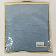 Plow Hearth Furniture Loveseat Cover Light Blue Quilted Faux Suede New - £23.36 GBP
