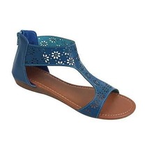 Color: Blue,Size: 8 - Crazy Daisies Summer Sandals - $40.49