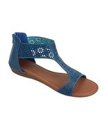 Color: Blue,Size: 8 - Crazy Daisies Summer Sandals - $55.37 CAD
