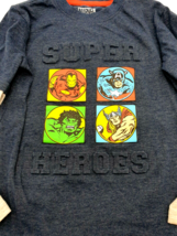 Marvel Boys Long Sleeve Super Heros Shirt Size S/P 6/7 Children Clothes Hulk - £8.86 GBP