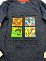 Marvel Boys Long Sleeve Super Heros Shirt Size S/P 6/7 Children Clothes Hulk - £8.70 GBP