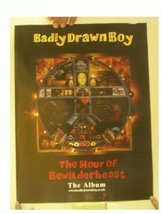 Badly Drawn Boy Poster The Hour Of Bewilderbeast Two Sided Damon Gough - £7.83 GBP