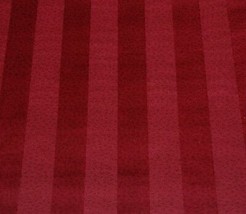 COWTAN AND TOUT MALABAR CRANBERRY PINK ANIMAL STRIPE VELVET FABRIC 2.5 Y... - $166.90