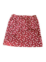 Ann Taylor Size 12 Red Floral Skirt - £13.38 GBP