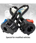 Motorcycle Switch Control Handlebar 7/8inch Universal Waterproof Horn Tu... - $280.61 MXN