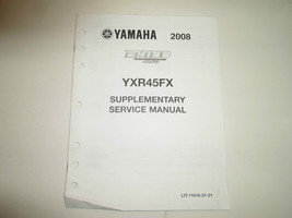 2008 Yamaha YXR45FX Rhinocéros 450 Supplémentaire Service Manuel Usine OEM Neuf - £88.03 GBP