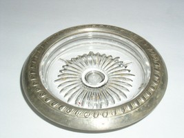 Sterling Silver Coaster Unbranded Vintage Unknown - $14.99