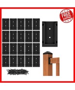 Easy Install 20pcs Nylon Deck Bracket Connectors for 2x4 &amp; 2x6 Railing S... - $862.52 MXN