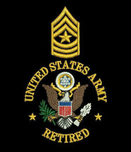 US Army Retired Sergeant Major Embroidered Polo Shirt - $34.95+