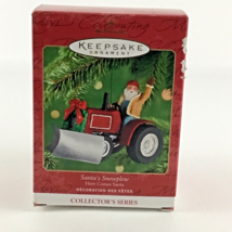 Hallmark Keepsake Christmas Ornament Here Comes Santa&#39;s Snowplow Vintage... - £14.87 GBP