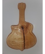 Guitar Wall Decor Carved in Wood - $645.23 MXN