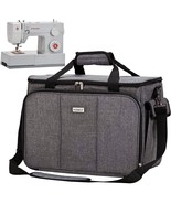Sewing Machine Carrying Case With Multiple Storage Pockets, Universal To... - £51.58 GBP