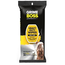 Grime Boss Heavy Duty Wipes Hands, Equipment, Garden, Auto, Camping, 30 ... - $9.95