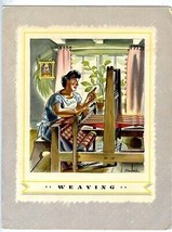 Canada Steamship Lines Menu TSS St Lawrence 1954 Weaving Cover - £9.34 GBP