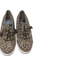 SPERRY Women&#39;s Fabric Leopard Print Lace Up Low Top Sneakers 8 1/2  used - £20.05 GBP