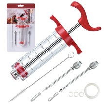 Meat Injector Syringe, 1-Oz Marinade Flavor Injector With 2 Professional Needles - £20.60 GBP