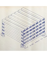 1950 Railroad Bangor Aroostook Piling Untreated Wood Ties Blueprint E2 D... - $165.75 CAD