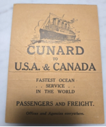 1931 Cunard Steam Ship Company Line S.S. Laconia Owners Auto Receipt Ers... - $791.99