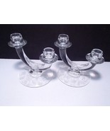 Rare Set of Fostoria Double Candle Sticks in the Chintz pattern ~ - $40.83 CAD