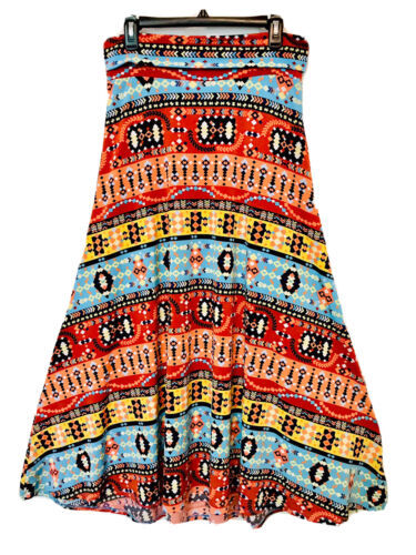 LulaRoe Simply Comfort Womens Size S Aztec Southwest Print Roll Top Maxi... - $24.95