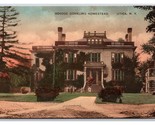 Roscoe Conkling Homestead Utica New York NY UNP Handcolored DB Postcard W19 - $4.90