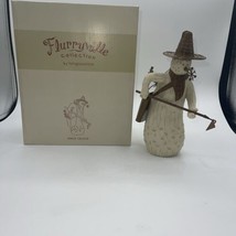 Flurryville Collection UNCLE CELCIUS 8.5&quot; Figurine Snowman Gardener Hoe - £21.58 GBP