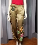 Tokyo Denim Bank Satin Jeanie Army Military Cargo Pants Vintage Y2K NWT 8 - $158.00