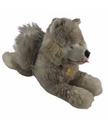 Steiff Molly Husky Dog Germany Ear Flag Button Chest Tag Plush Animal 03... - $1,127.90 MXN