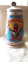 1996 Anheuser Busch Collectors Club Membership Stein Worlds Largest Brew... - $14.36