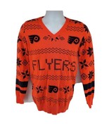 Philadelphia Flyers Ugly Christmas Sweater Size M Orange - $49.45