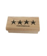 Stampin Up Rubber Stamp Star Border Patriotic Fourth of July Holiday Car... - £3.13 GBP