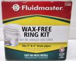 FLUIDMASTER ~ Toilet Installation Wax-Free Bowl Gasket 7500 - New/Sealed - $12.34