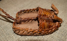 Serbian national leather shoes Opanci souvenir handmade - $26.48