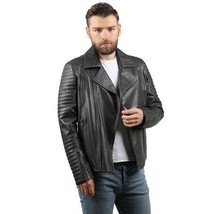 Vinci The Fossett Black Leather Men Jacket image 7
