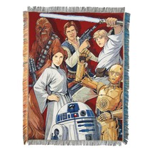 Northwest Star Wars Woven Tapestry Throw Blanket, 48&quot; x 60&quot;, Rebel Forces - £44.27 GBP